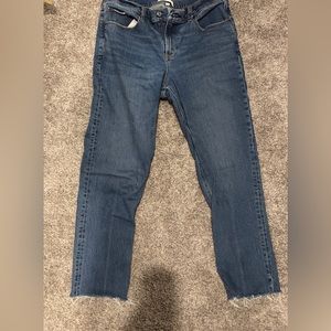 Abercrombie Curve Love mid-rise 90s straight leg jeans